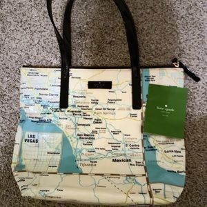 Kate Spade Daycation Jeralyn Off the Map tote